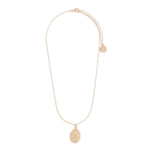 Gail Gold Plated Pendant Necklace