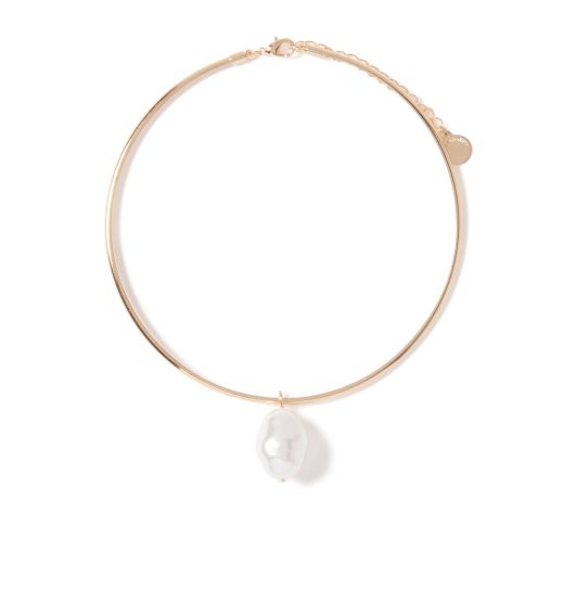 Stella Simple Pearl Choker Necklace