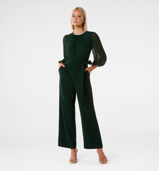 Forever New Daniela Ruched Front Jumpsuit (Set of 2)