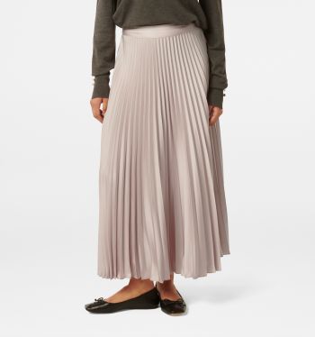 Estelle Petite Satin Pleated Maxi Skirt
