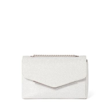 Croc Envelope Mini Clutch Bag | Boohoo UK