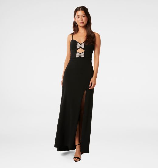 Brynn Strappy Bow Maxi Dress