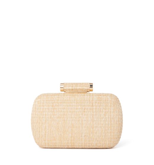 Brynn Weave Hardcase Clutch