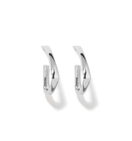 Signature Lara Large Angular Hoop Earring