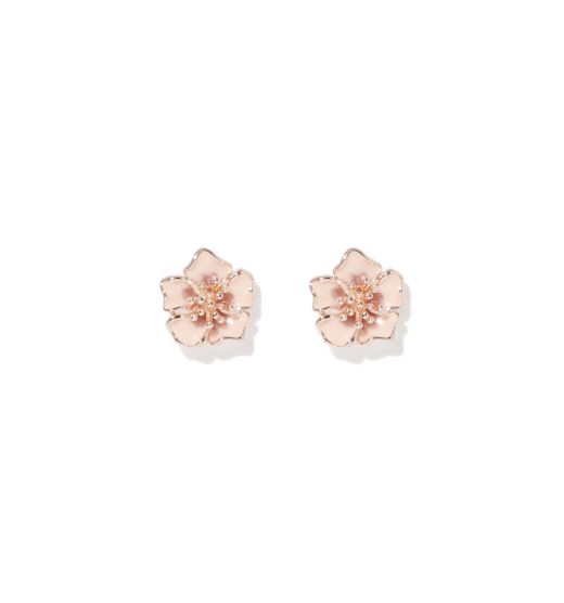 Elly Enamel Flower Earring