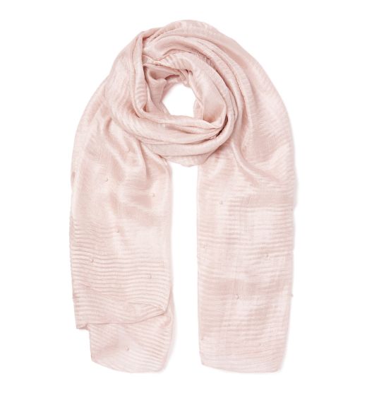 Pearl Pleated Scarf