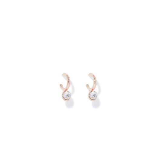 Salome Stone Hoop Earring