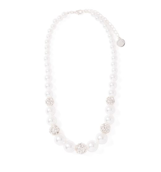 Sydney Pearl and Crystal Necklace