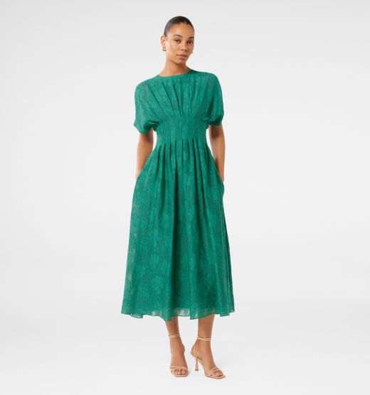 Eve Jacquard Seam Midi Dress