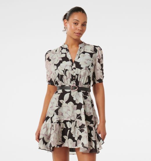 Brinkley Puff Sleeve Mini Dress