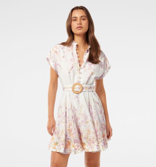 Anne-Marie Printed Skater Mini Dress