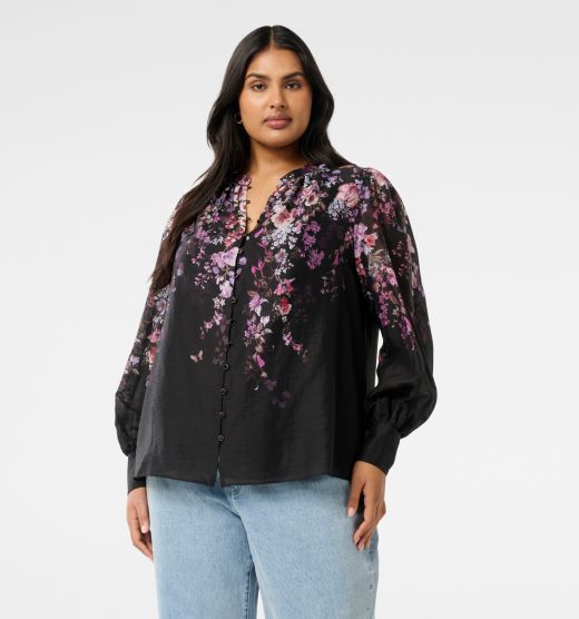 Parker Curve Placement Print Top