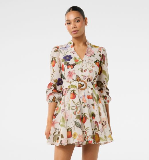 Wesley Printed Skater Mini Dress