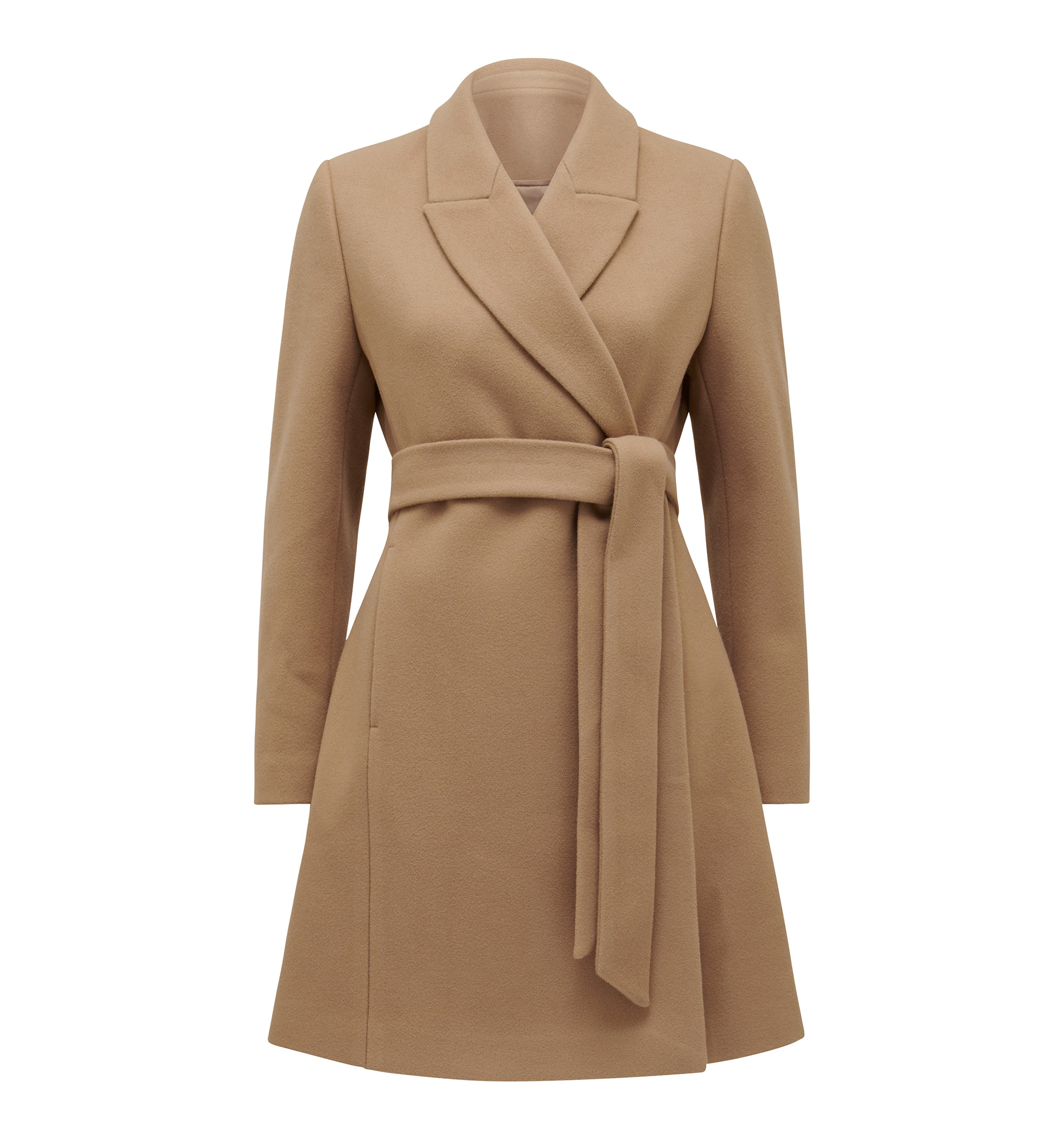 Buy Brown Jenny Fit and Flare Coat Online