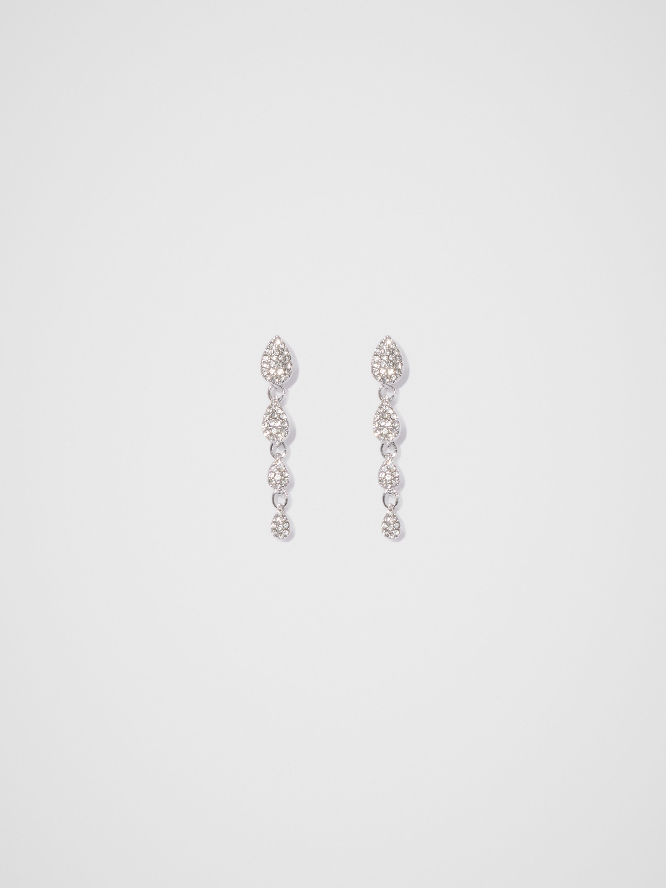 Perrie Pave Drop Earrings