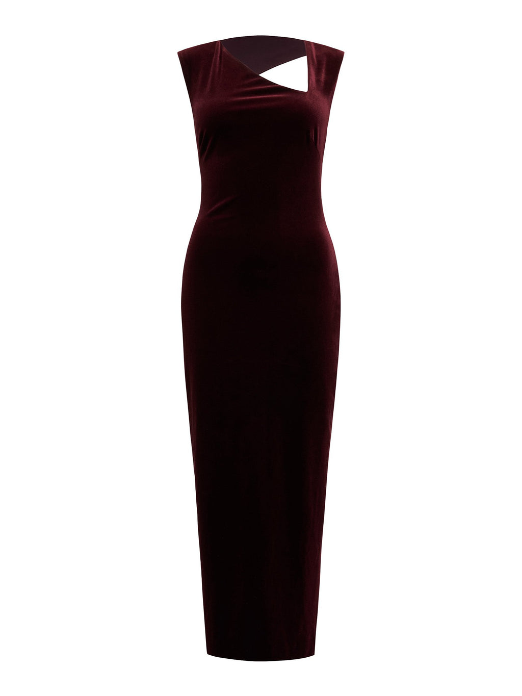  Reese Asym Velvet Maxi Dress