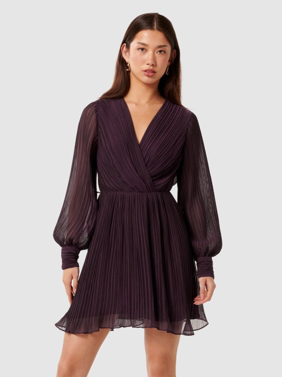 Genevieve Crinkle Mini Dress