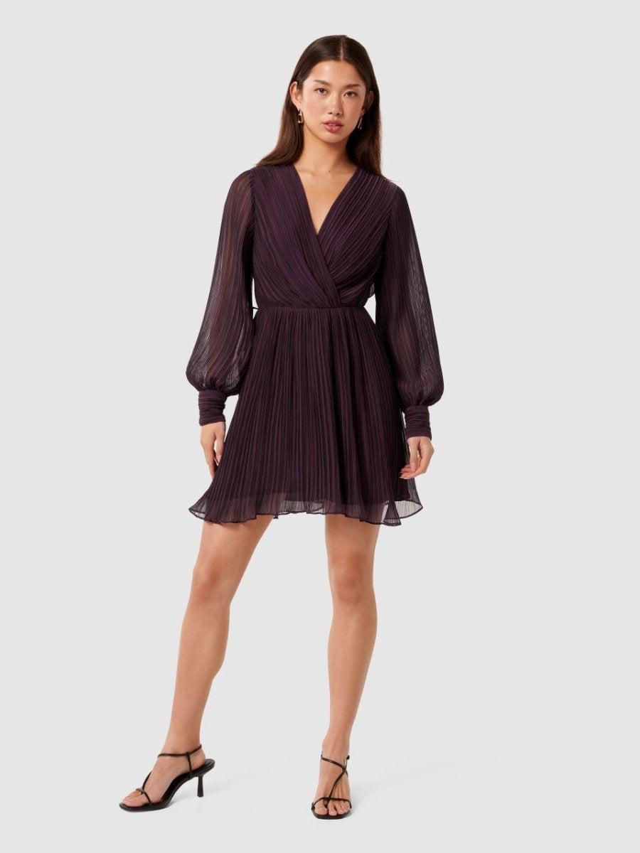  Genevieve Crinkle Mini Dress