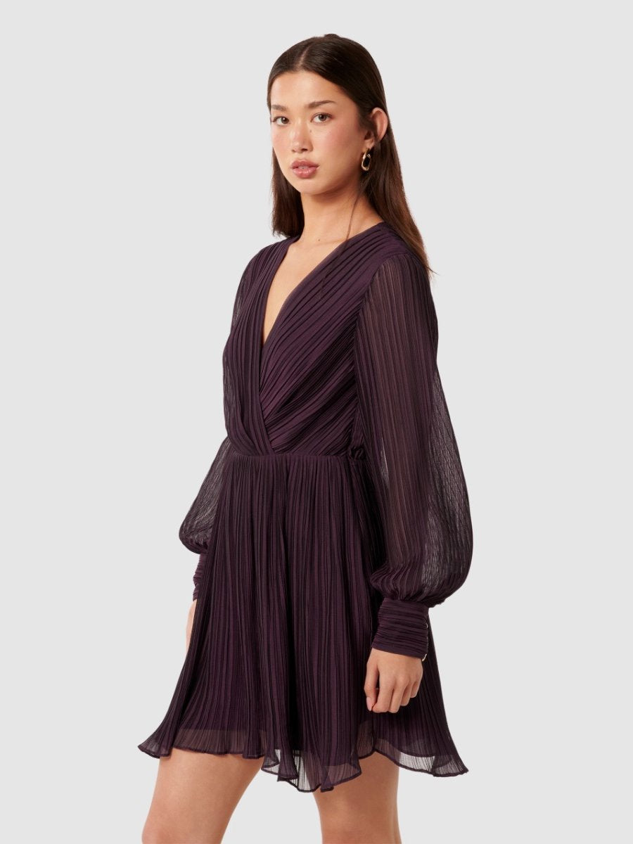  Genevieve Crinkle Mini Dress