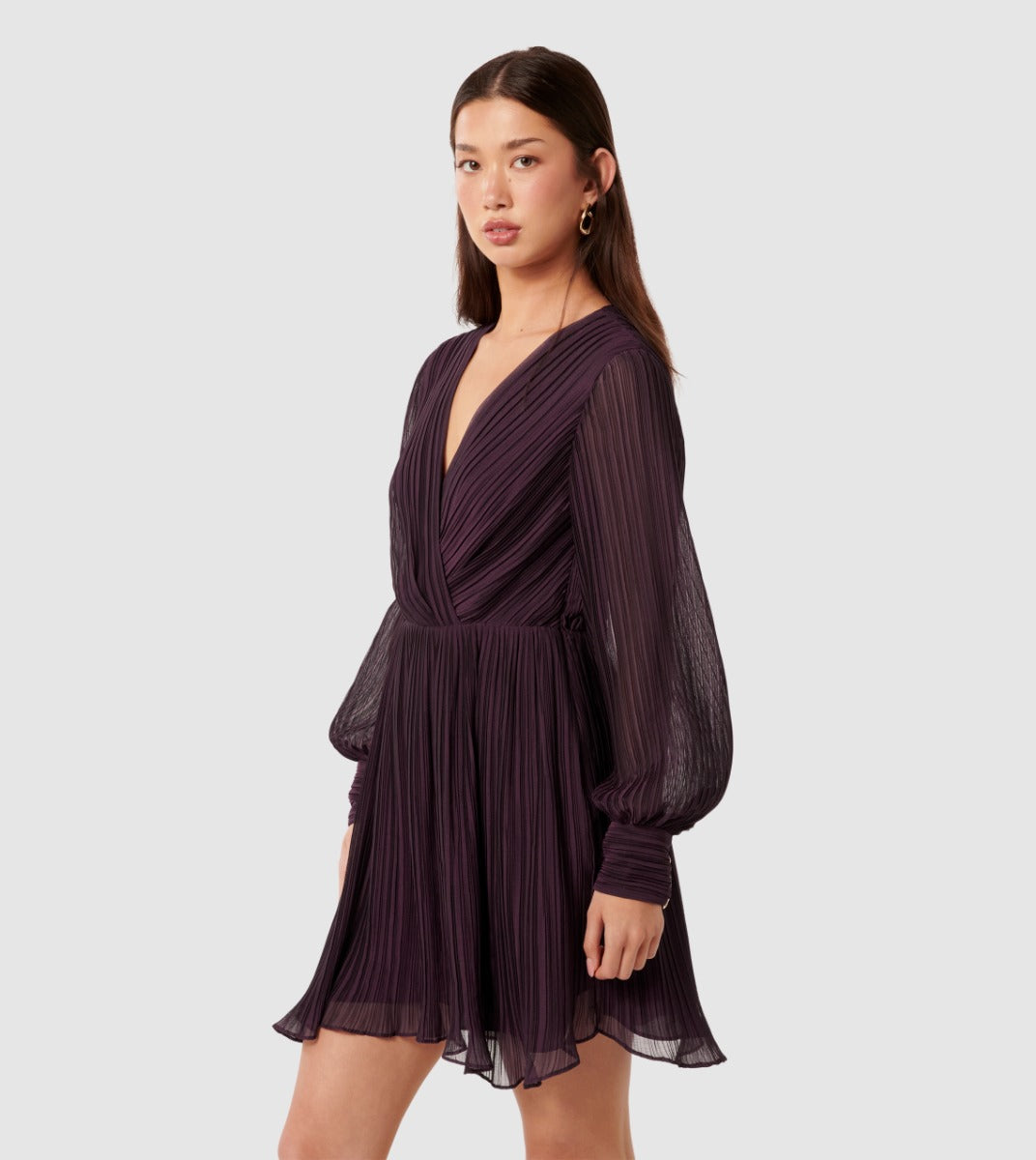 Genevieve Crinkle Mini Dress