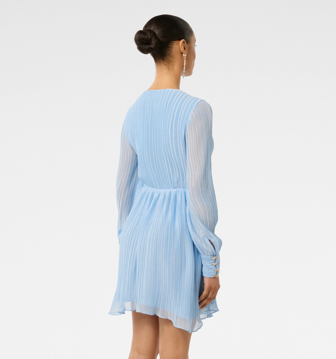 Genevieve Petite Crinkle Mini Dress