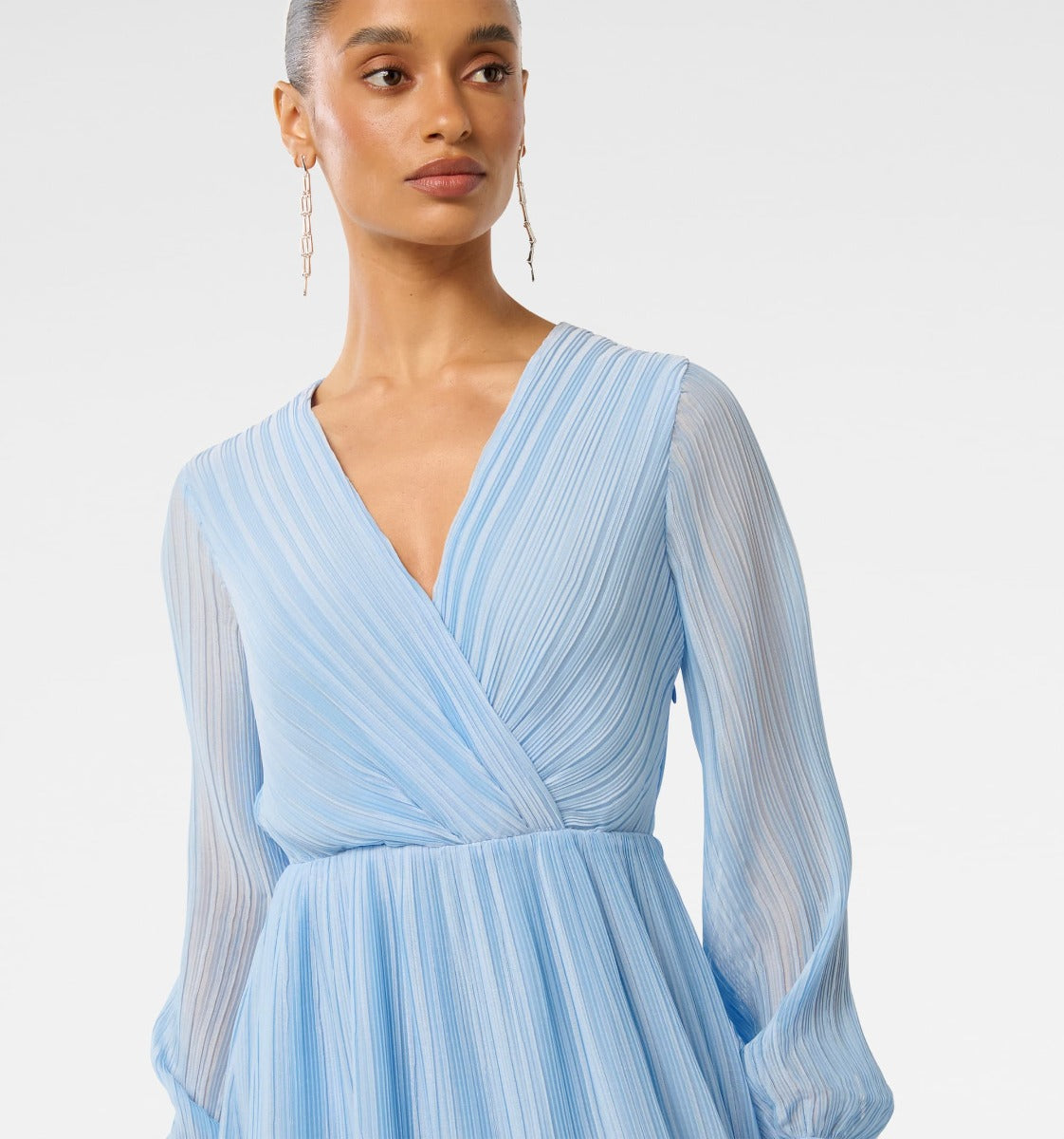 Genevieve Petite Crinkle Mini Dress