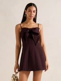 Hayley Bow Front Mini Dress