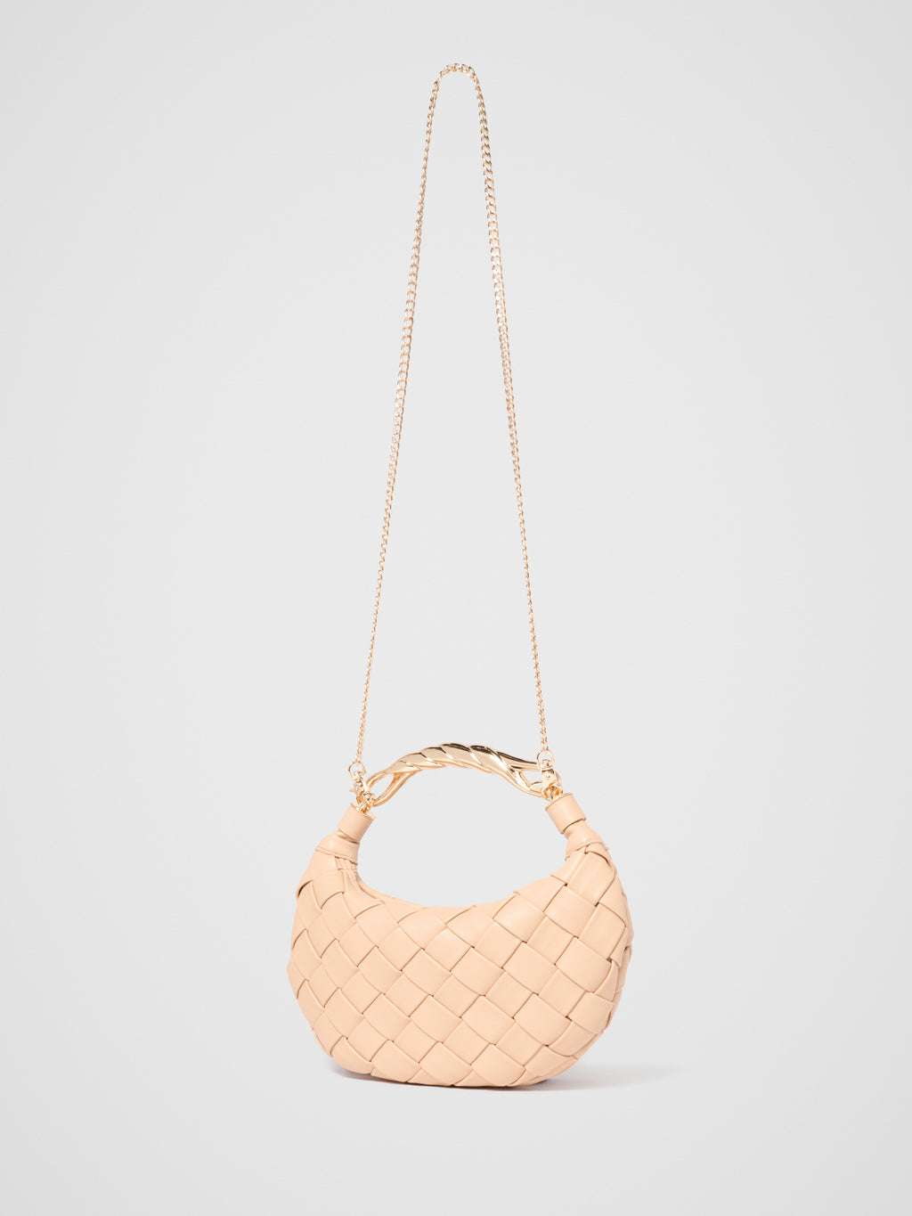 Willa Weave Metal Handle Bag