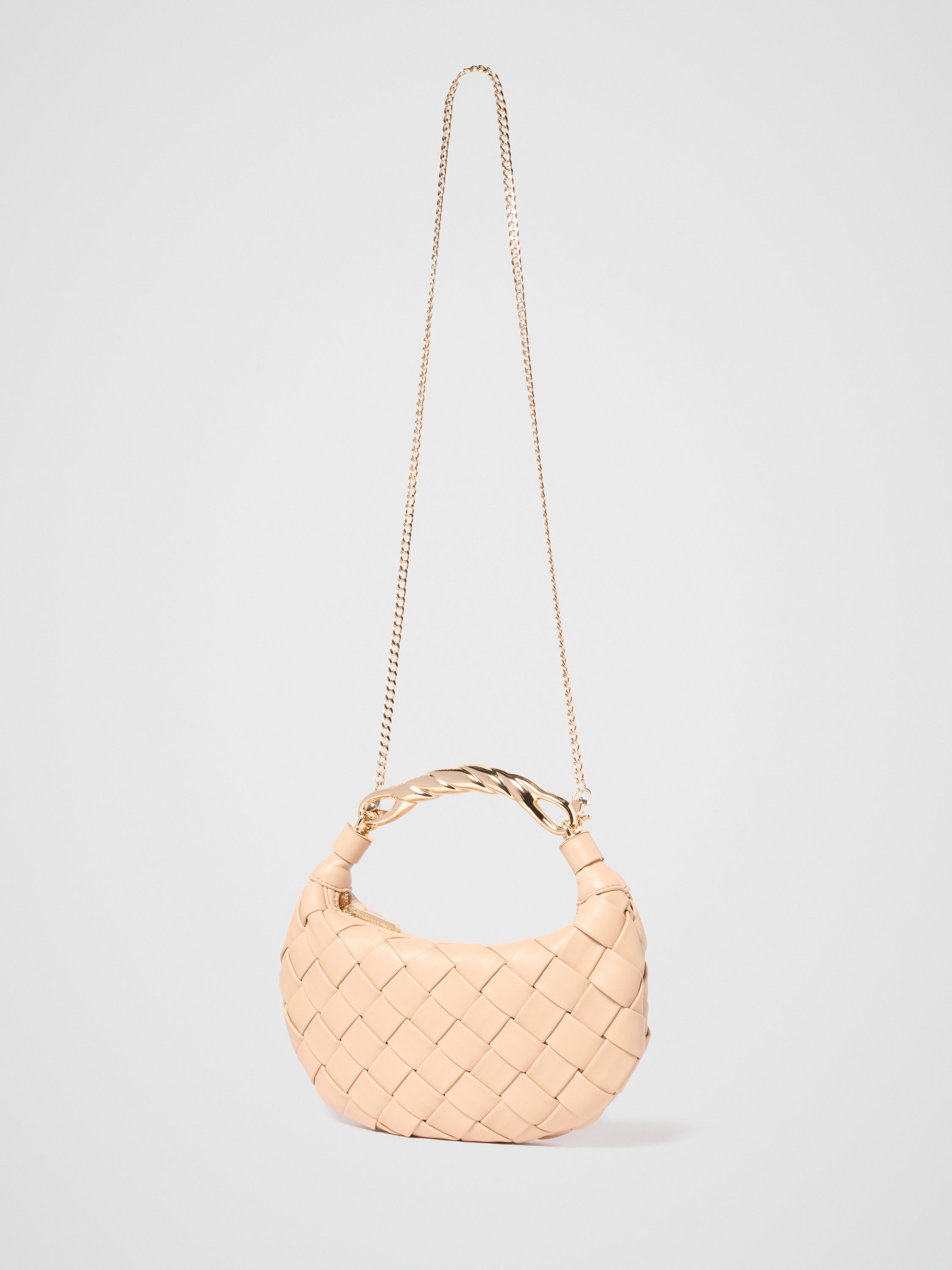Willa Weave Metal Handle Bag
