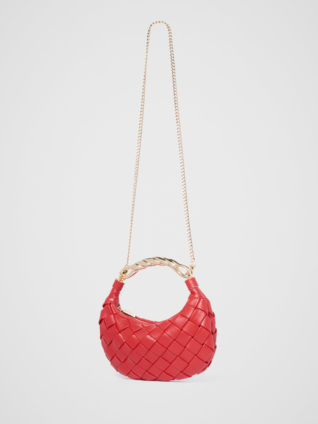 Willa Weave Metal Handle Bag