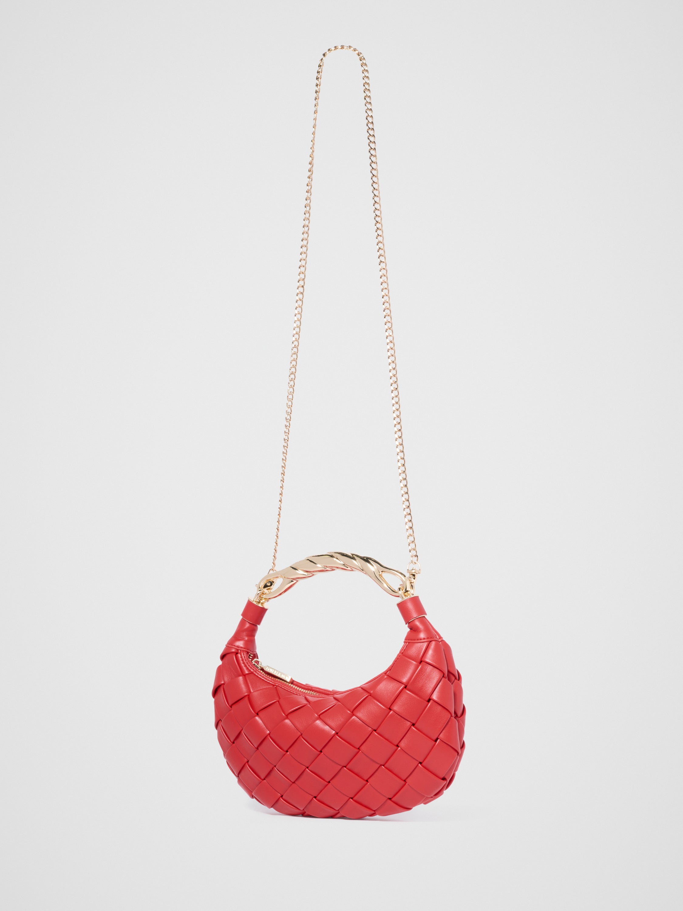 Willa Weave Metal Handle Bag