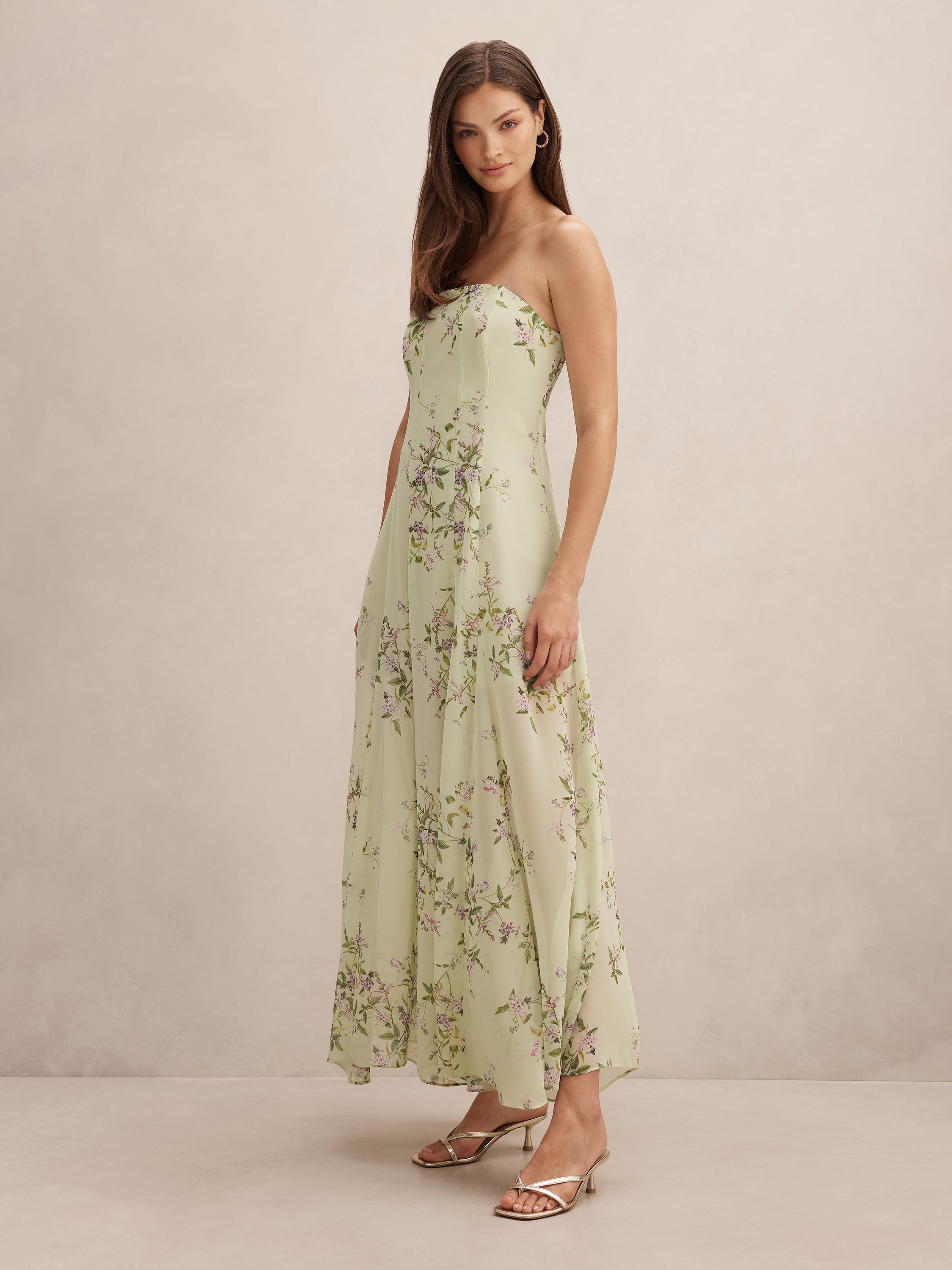 Kimora Strapless Midi Dress