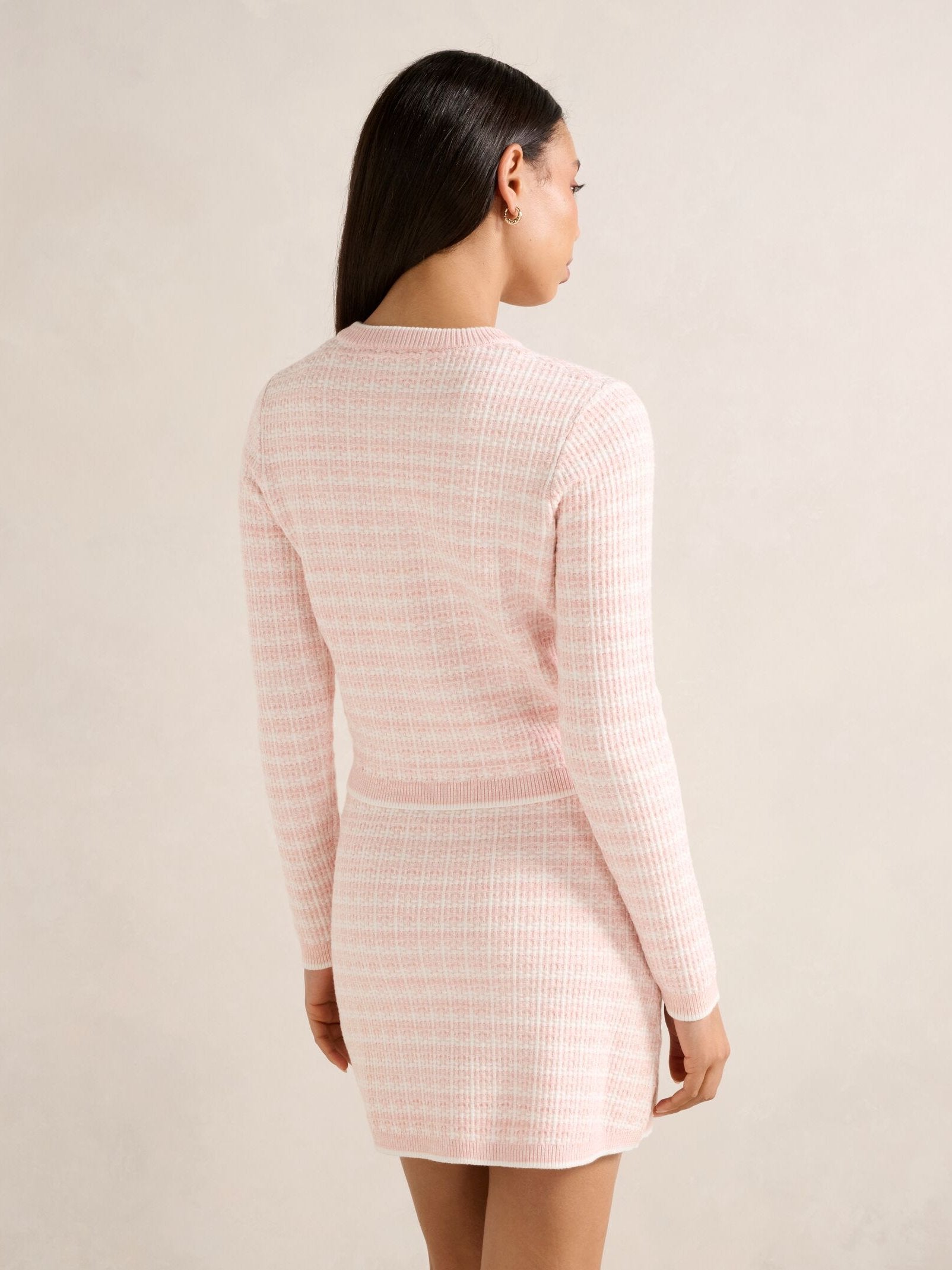 Louise Boucle Knit Cardigan