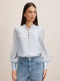 Angelica Pearl Trim Blouse