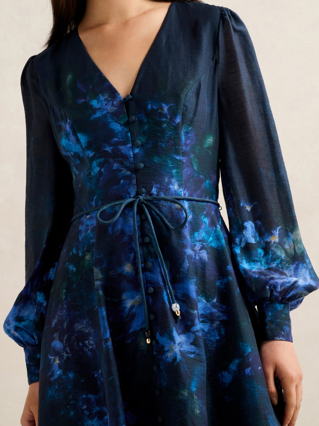 Kahlani Printed Midi Dress