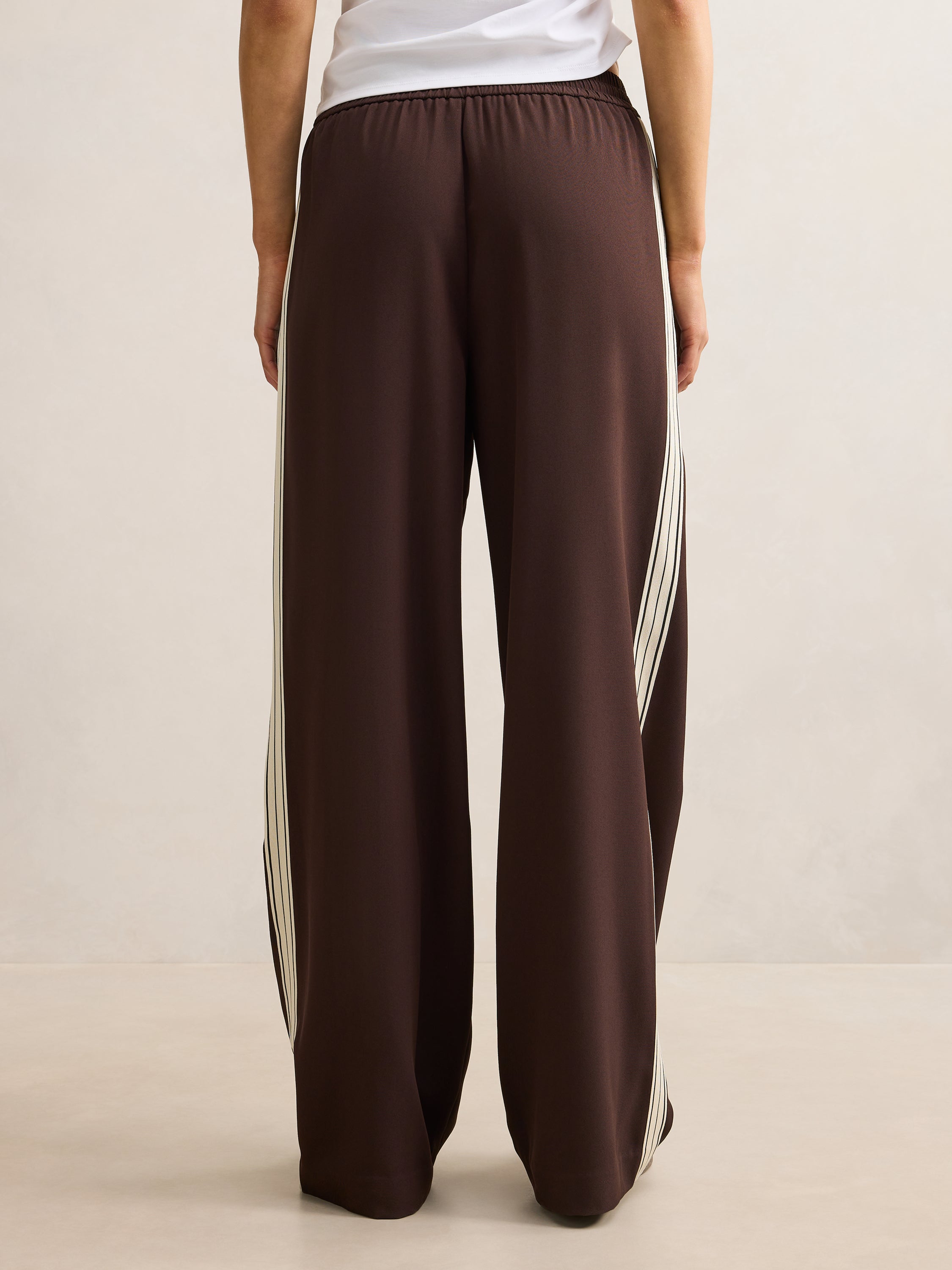 Aleyna Side Stripe Wide Leg Pant