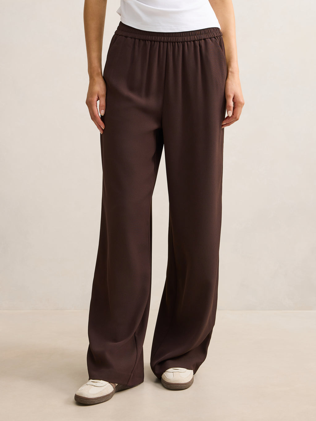 Aleyna Side Stripe Wide Leg Pant