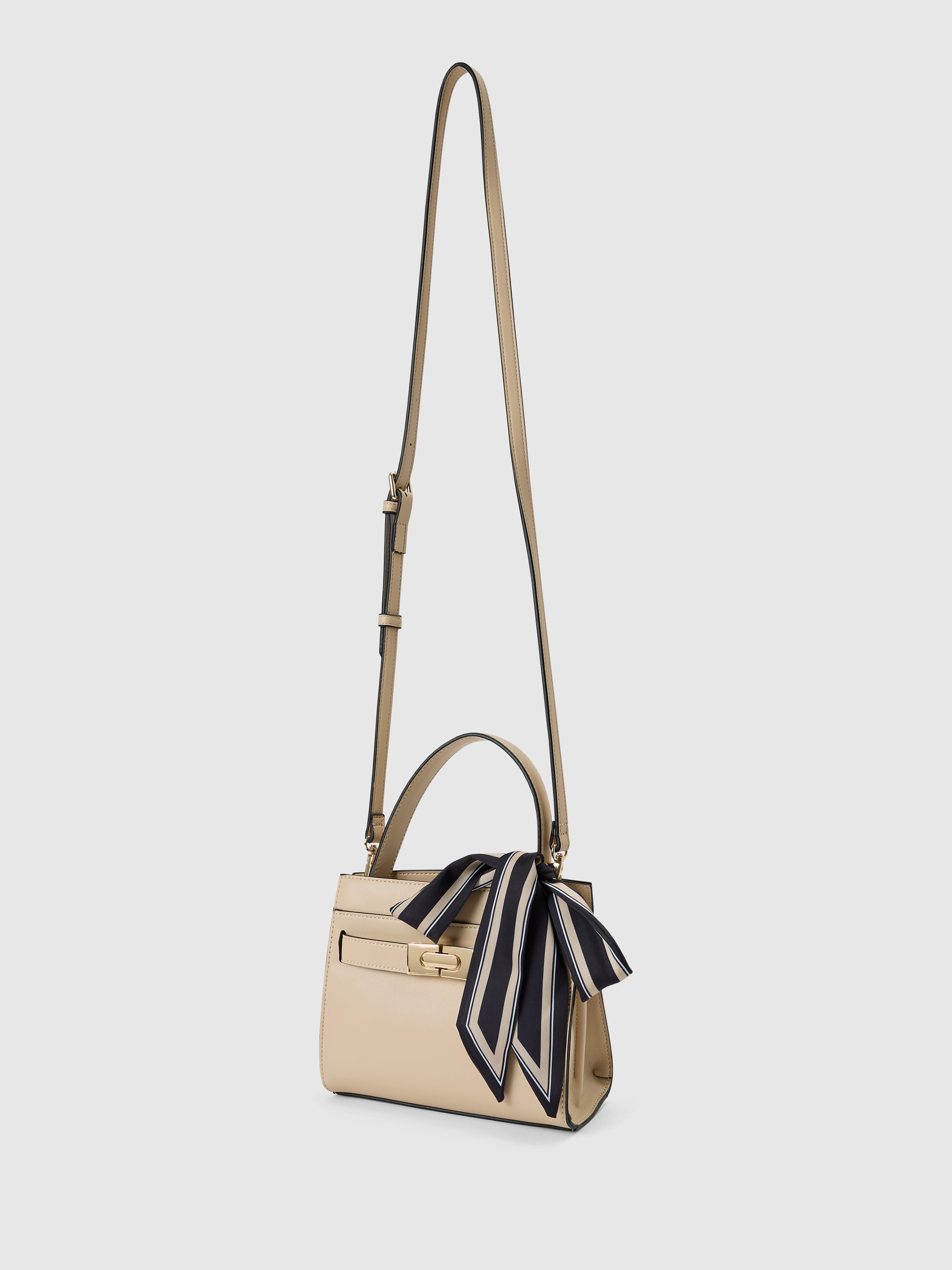 Serin Small Lock Top Handle Bag