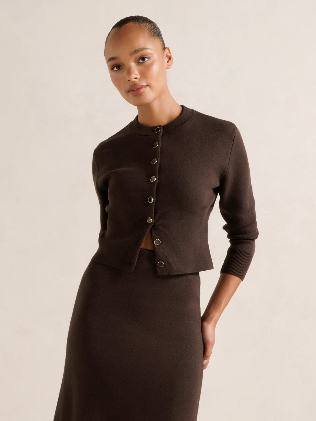 Ally Co Ord Knit Cardigan
