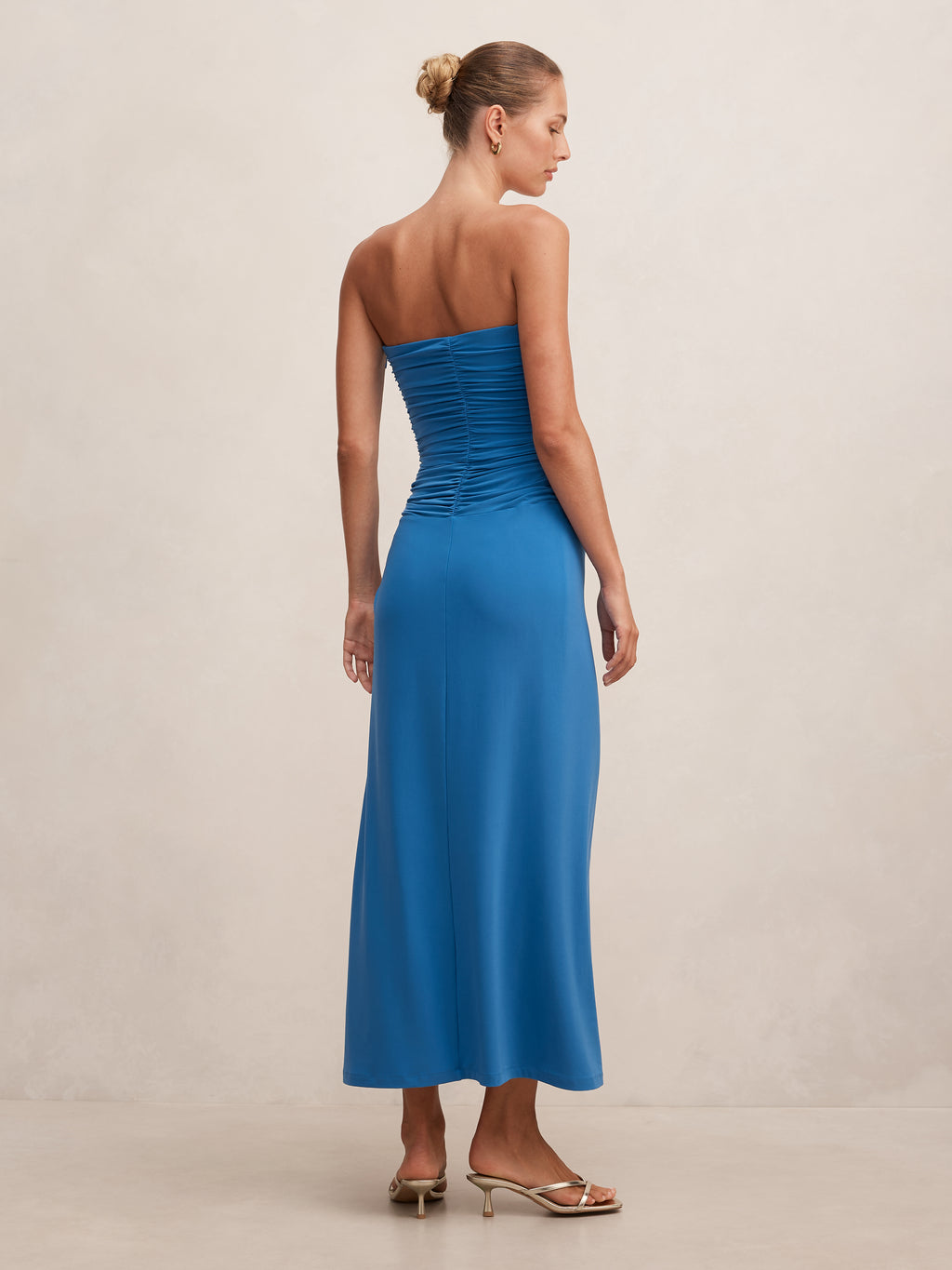 Keely Strapless Jersey Maxi Dress