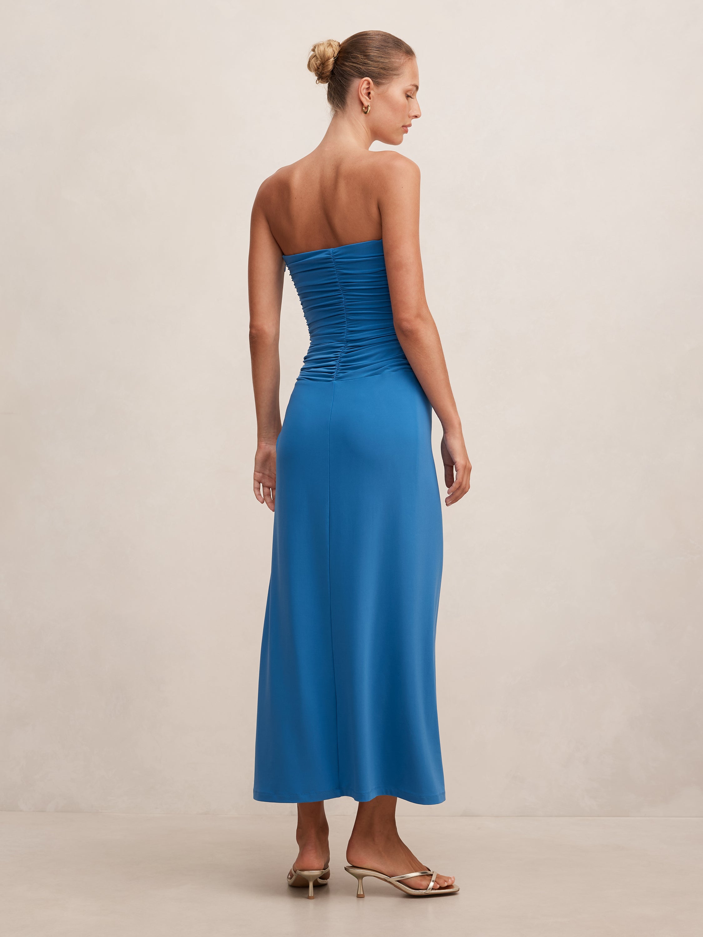Keely Strapless Jersey Maxi Dress