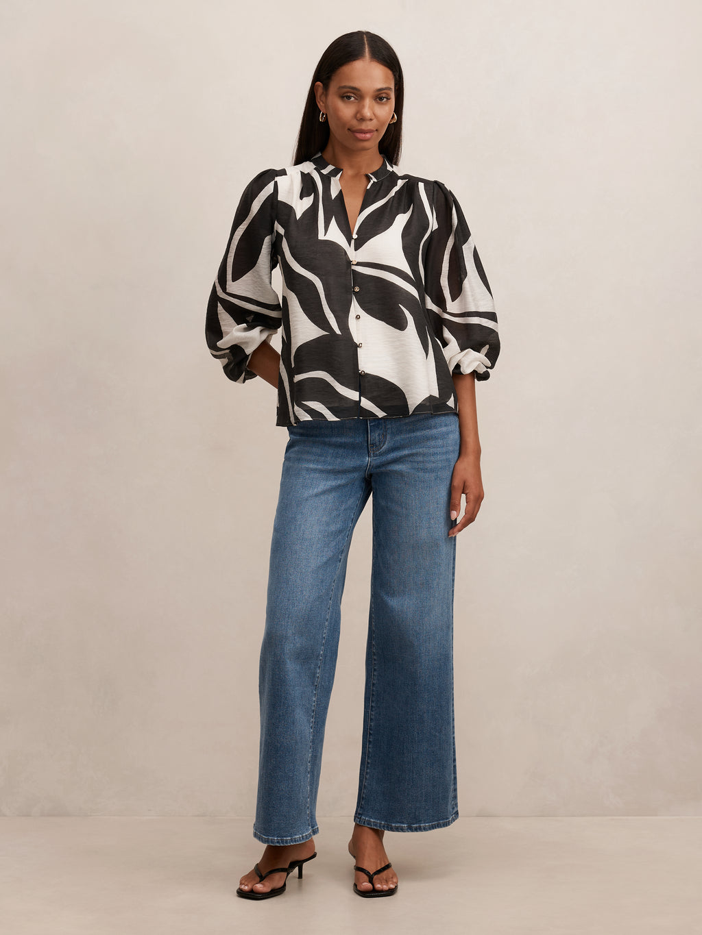 Adaline Printed Blouse
