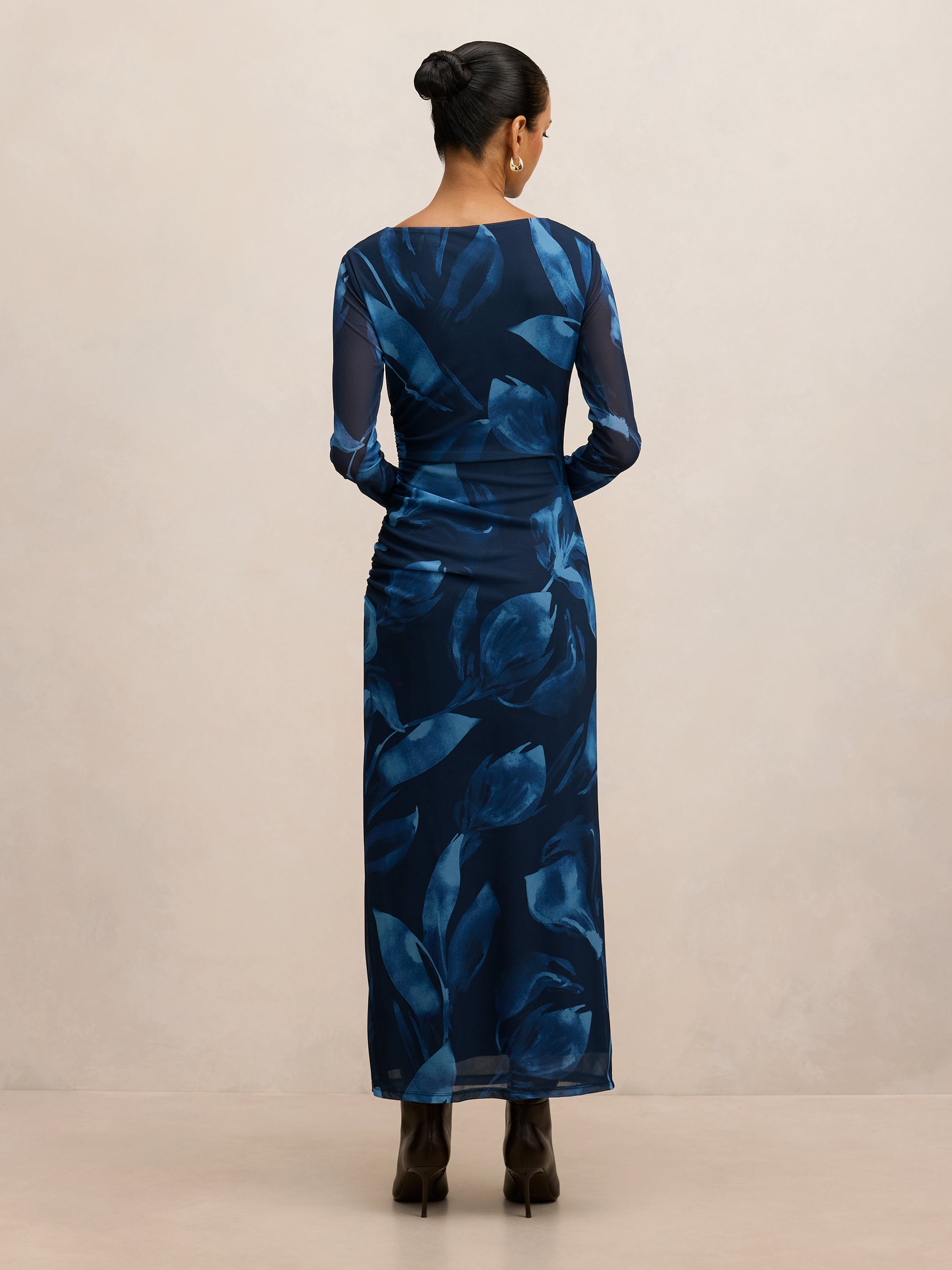 Alannah Petite Printed Midi Dress