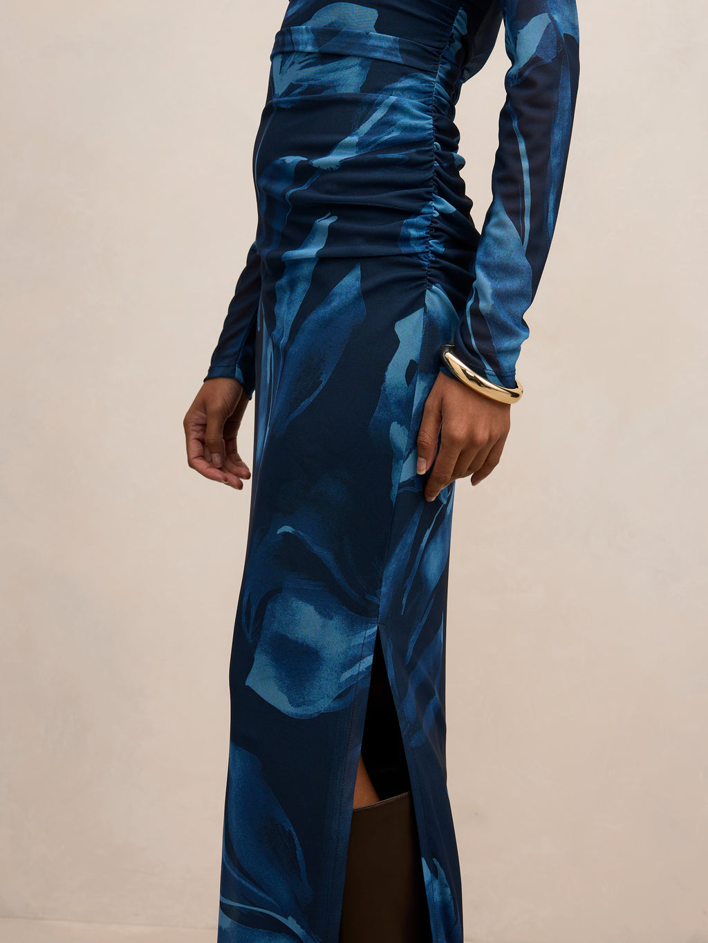 Alannah Petite Printed Midi Dress