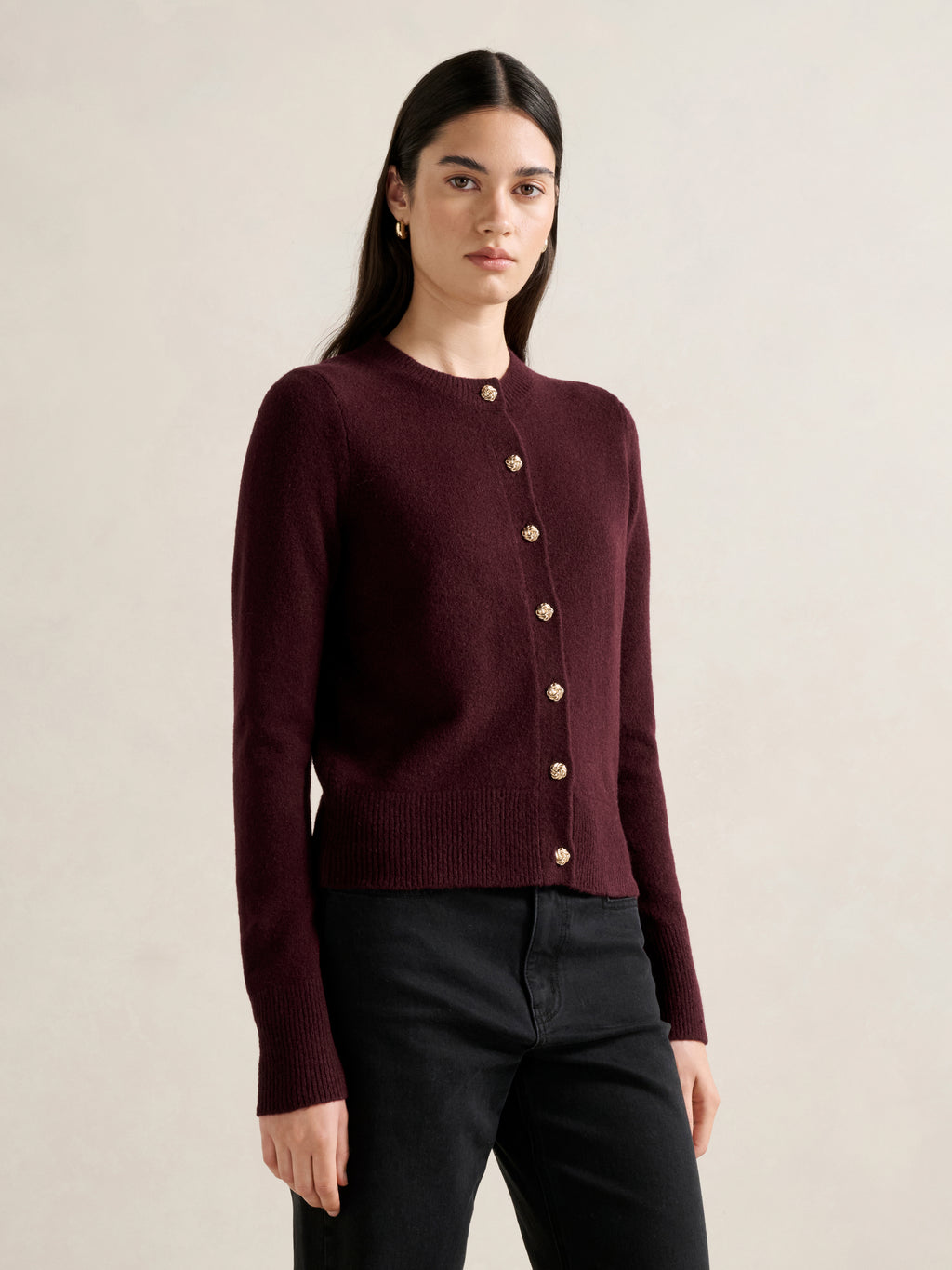 May Crew Neck Cardigan