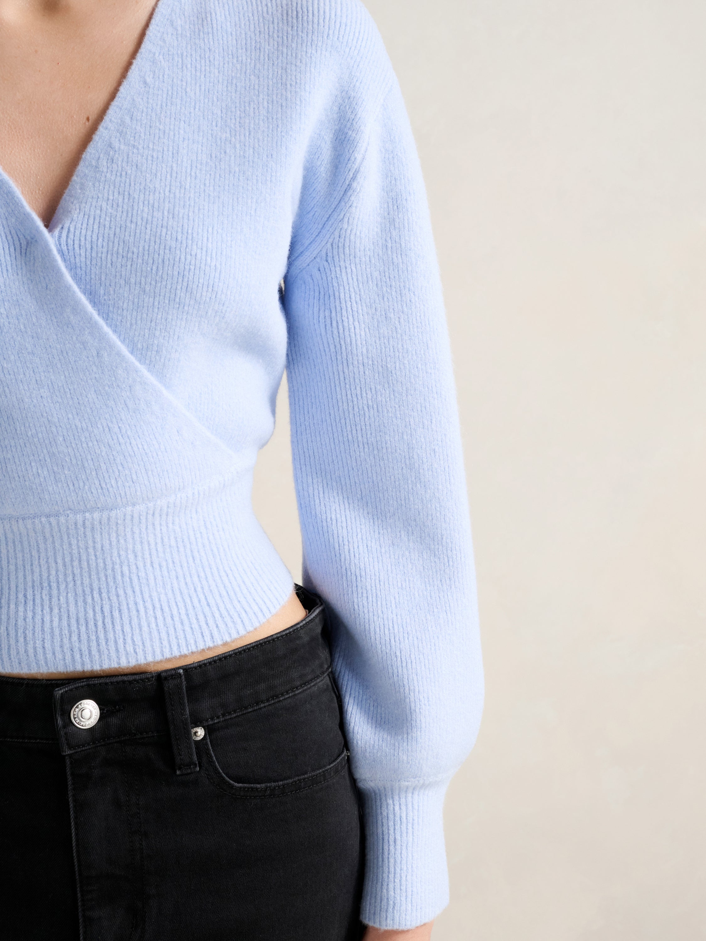 Sloane Wrap Knit Sweater