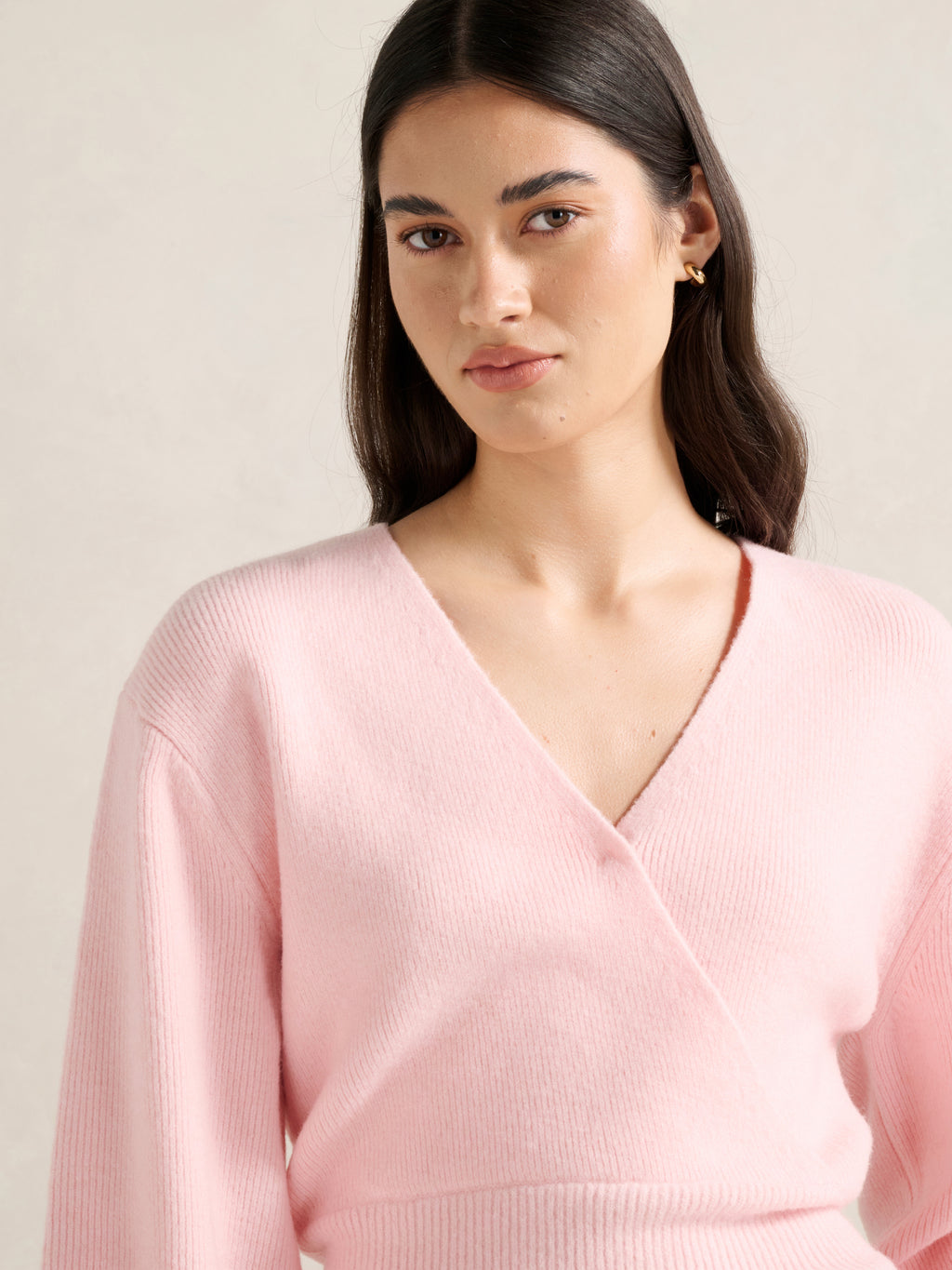 Sloane Wrap Knit Sweater