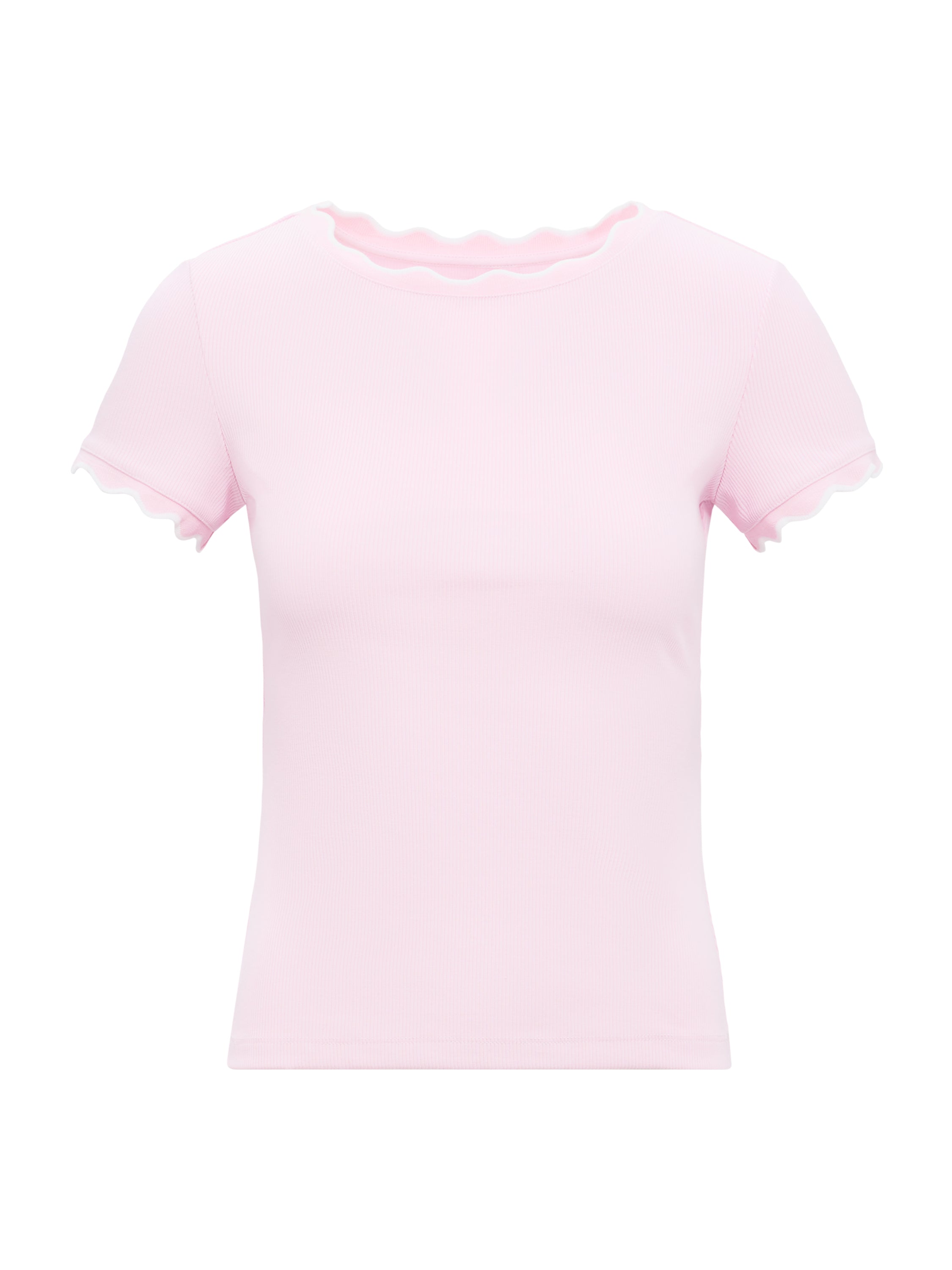 Rebecca Scallop Trim Tee