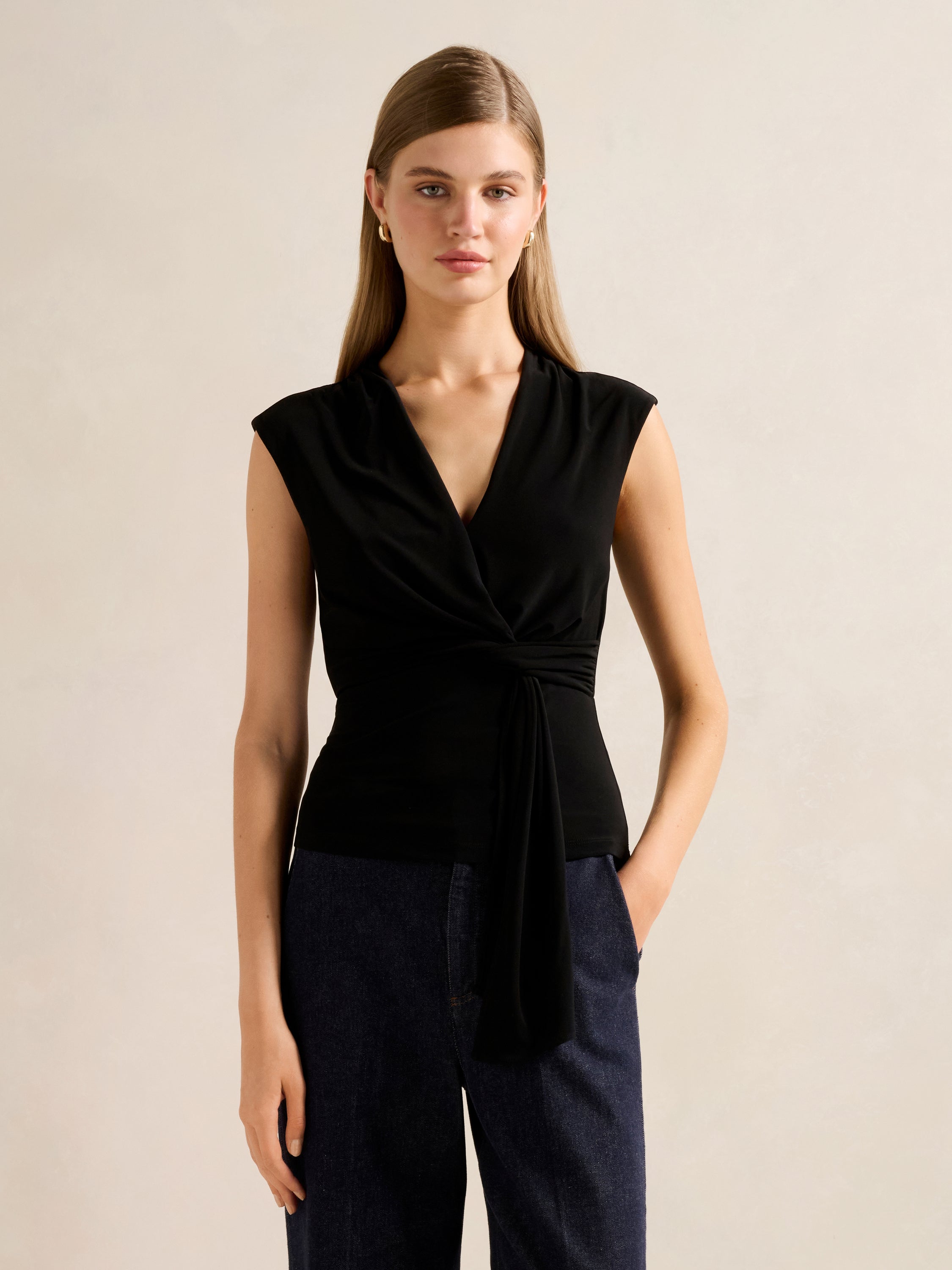 Emma Twist Front Top
