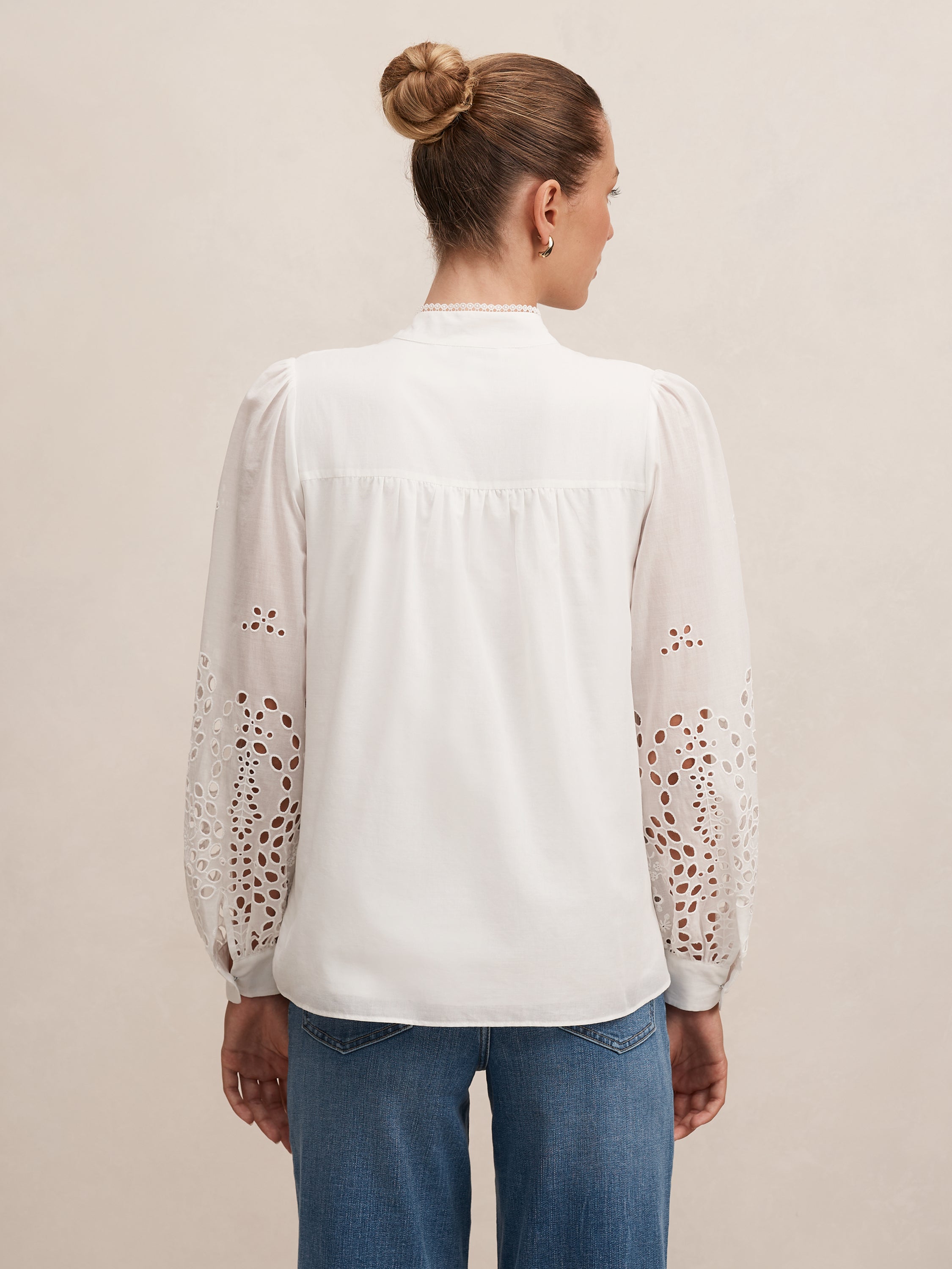 Sutton Embroidered Detail Blouse